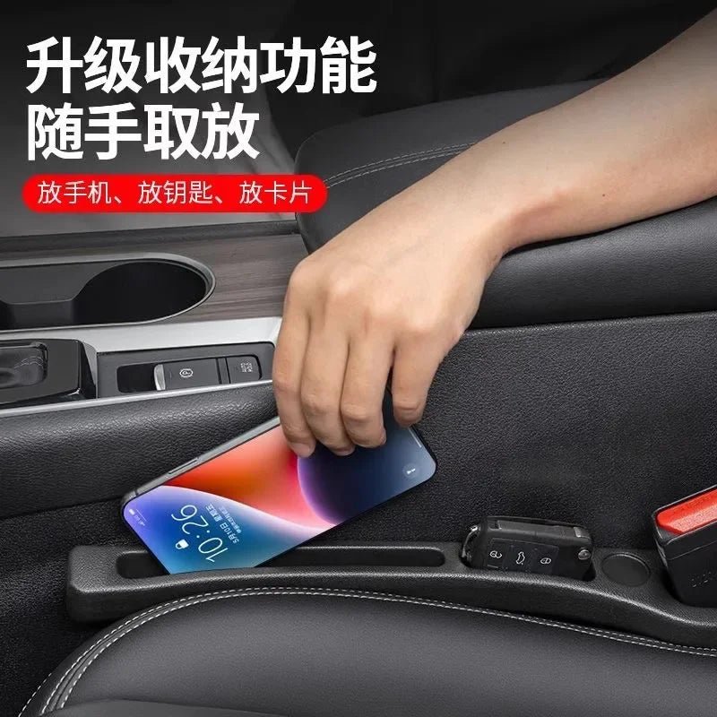 1 Pair Universal Car Seat Gap Plug Strip Side Seam Car Gap Filler Leak Proof Seat Gap Storage Organizer Interior Accessories - Allinoneshop - 24