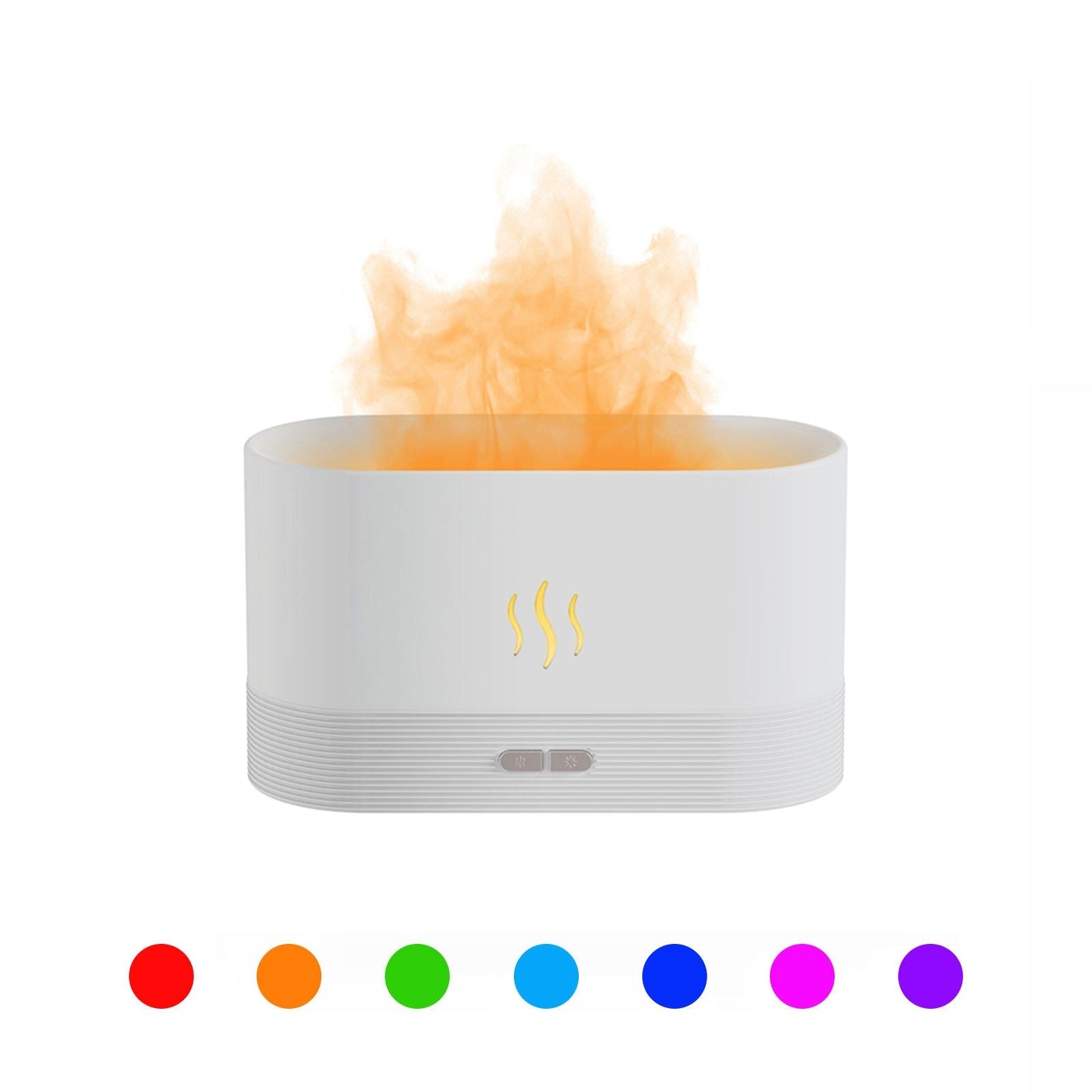 2022 Best Selling USB Ultrasonic Flame Humidifier Led RGB Colorful Essential Oil Fire Flame Aroma Diffuser Allinoneshop-24