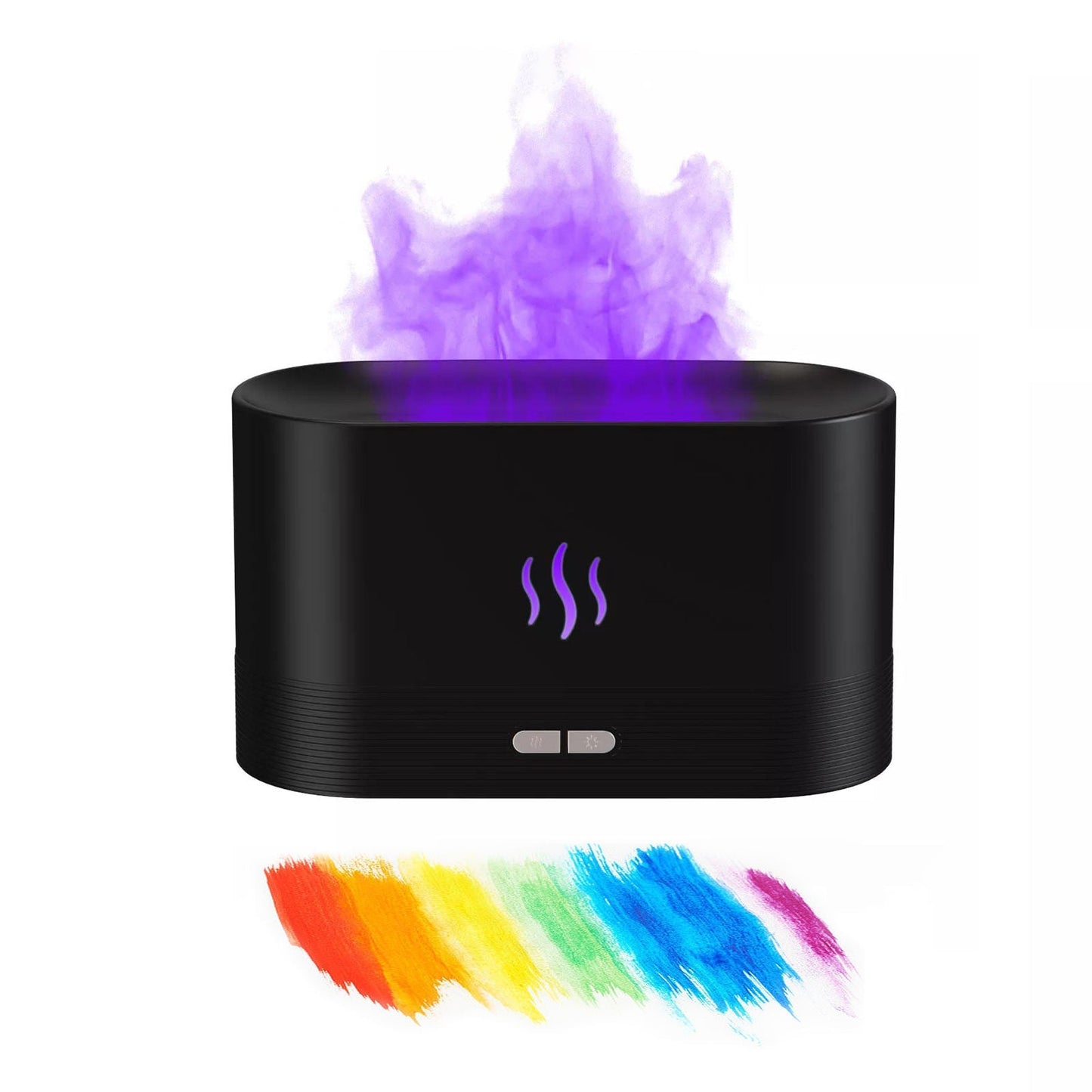 2022 Best Selling USB Ultrasonic Flame Humidifier Led RGB Colorful Essential Oil Fire Flame Aroma Diffuser Allinoneshop-24
