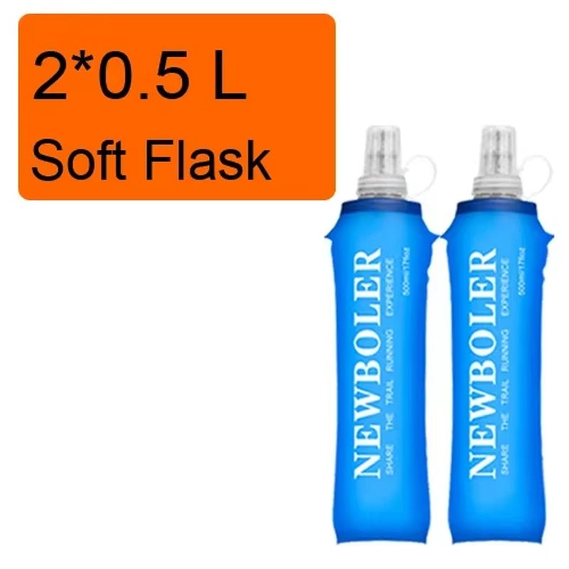 250Ml 500Ml Soft Water Bottle Folding Collapsible TPU Soft Flask for Running Hydration Ack Waist Bag Vest SD09 SD10 Allinoneshop-24