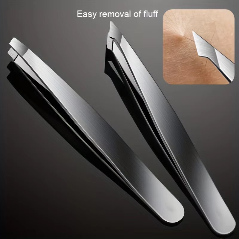 4Pcs Set Professional Tweezers Set Perfect for Eyebrow Hair Removal Splinter Very Effortless and Relaxed to Remove Allinoneshop-24