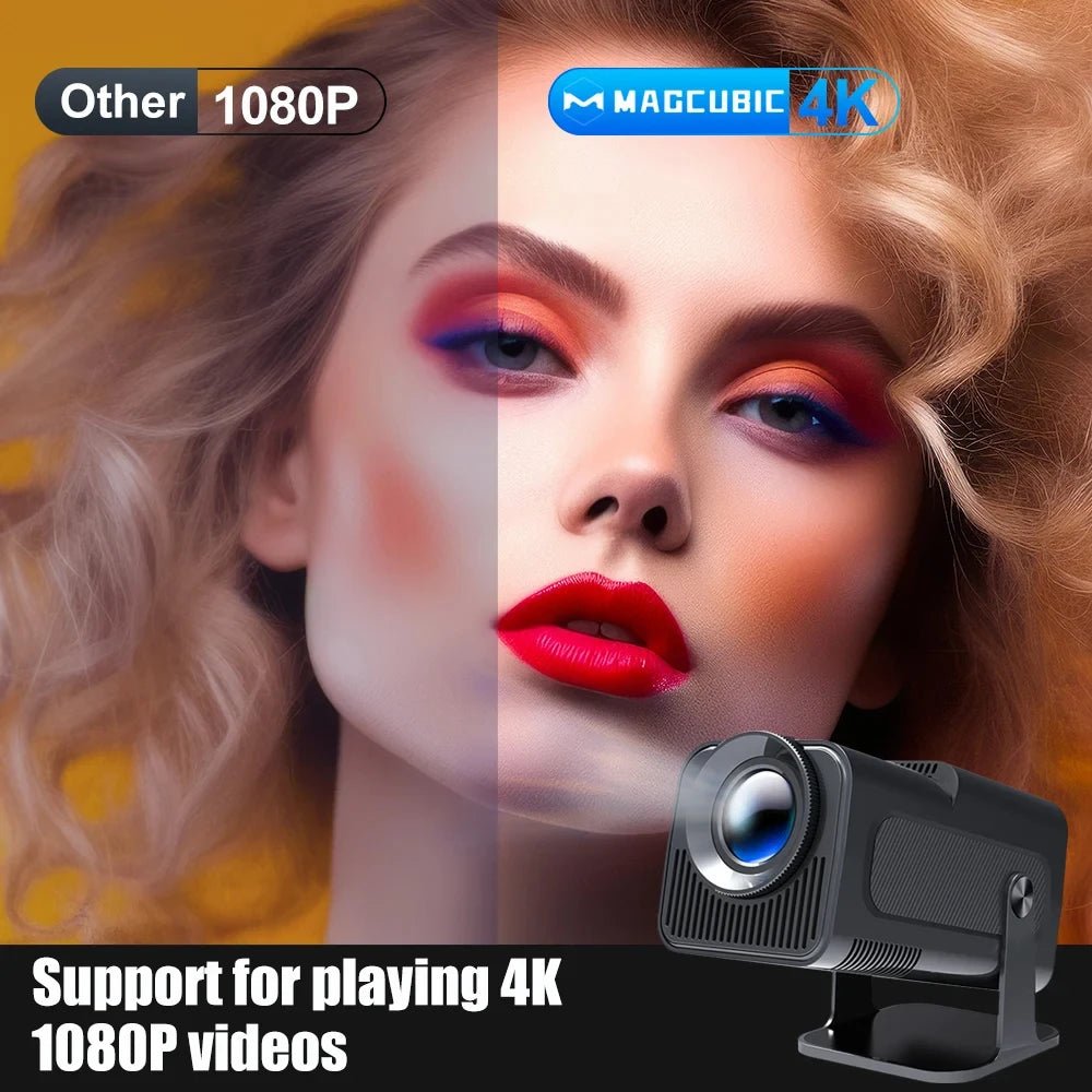 Android 11 390ANSI HY320 Projector 4K Native 1080P Dual Wifi6 BT5.0 Cinema Outdoor Portable Projetor Upgrated HY300 Allinoneshop-24