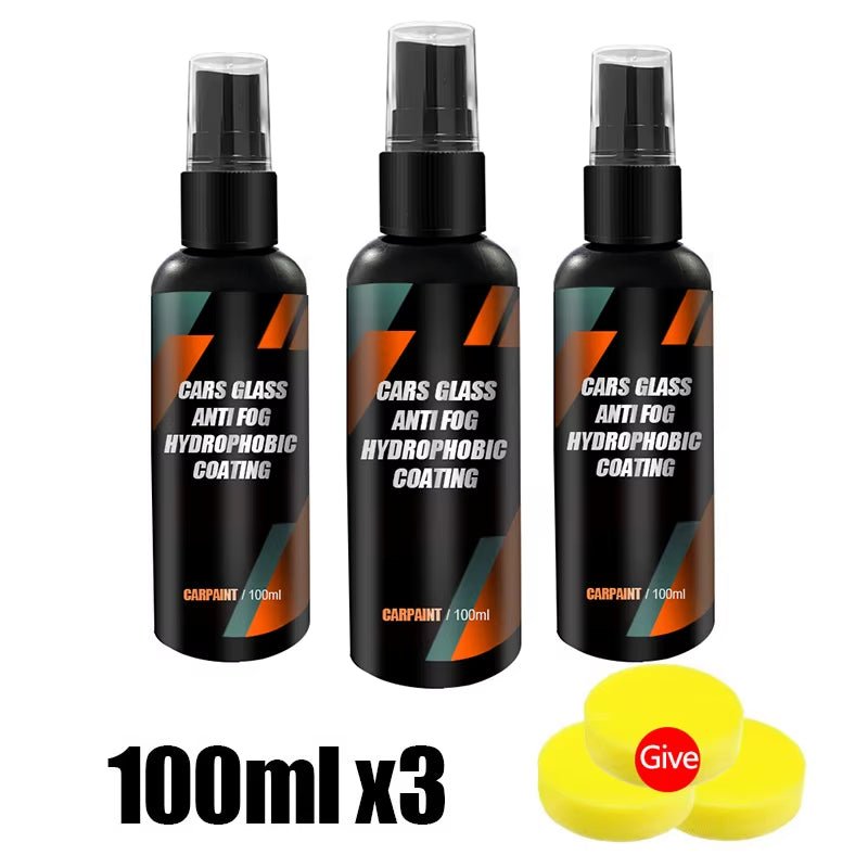 Auto Water Repellent Spray anti Rain Coating for Car Glass Hydrophobic Anti-Rain Car Liquid Windshield Mirror Water Repellent Allinoneshop-24