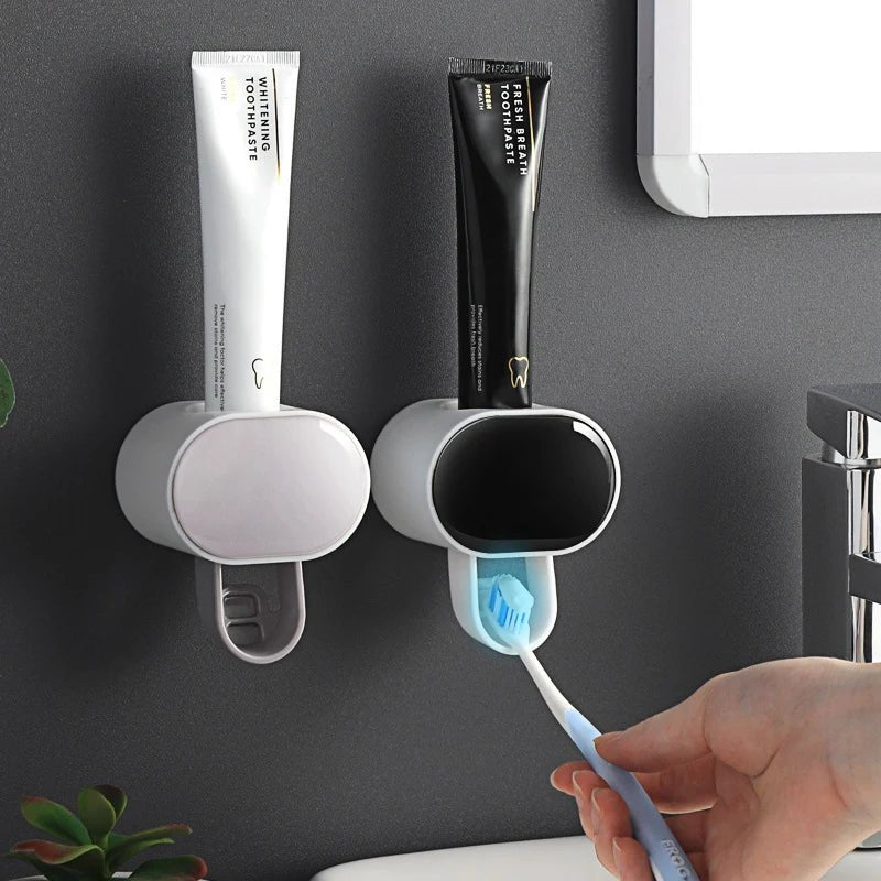 Automatic Toothpaste Dispenser Bathroom Accessories Toothbrush Holder for Home Bathroom Dental Cream Dispenser Dropshipping Allinoneshop-24