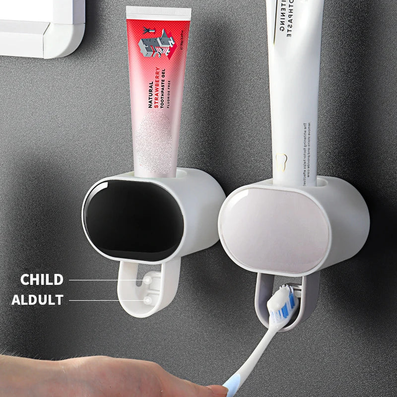 Automatic Toothpaste Dispenser Bathroom Accessories Toothbrush Holder for Home Bathroom Dental Cream Dispenser Dropshipping Allinoneshop-24