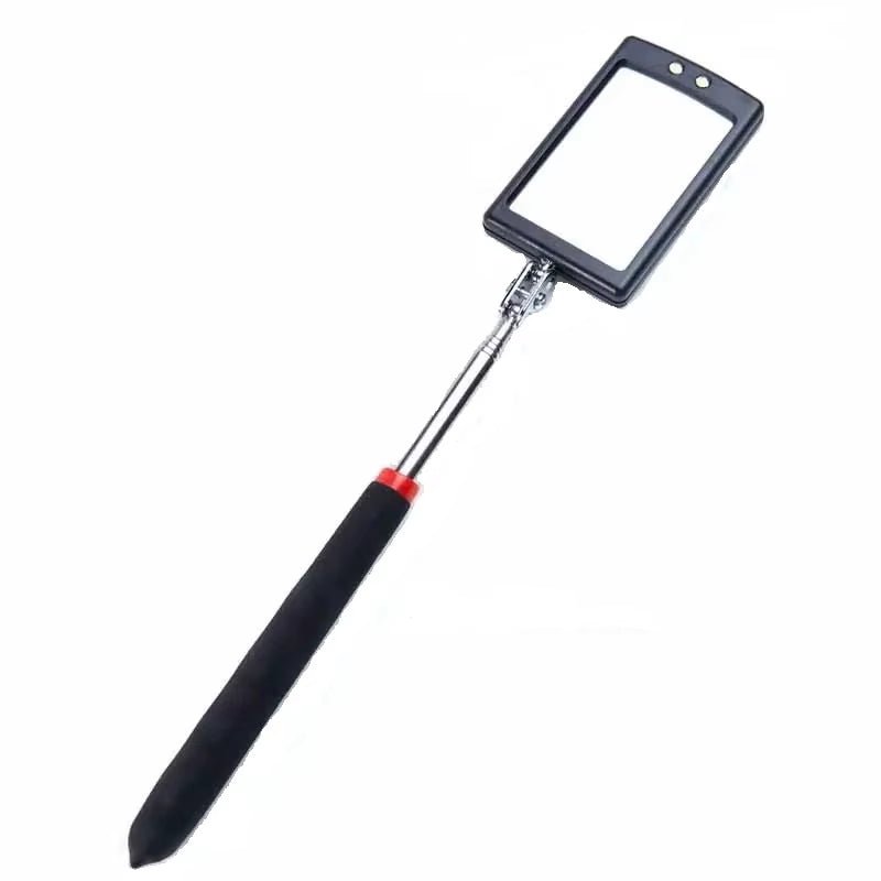 Car 360° Inspection Mirror LED Light Telescoping Mirrors Extend Mechanic Tools Inspection Mirror Telescopic Handle Repairing Too Allinoneshop-24