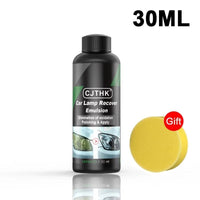 Car Headlight Restoration Polishing Kits Headlamp Scratch Remover Repair Cleaning Paste Remove Oxidation Headlight Polish Liquid Allinoneshop-24