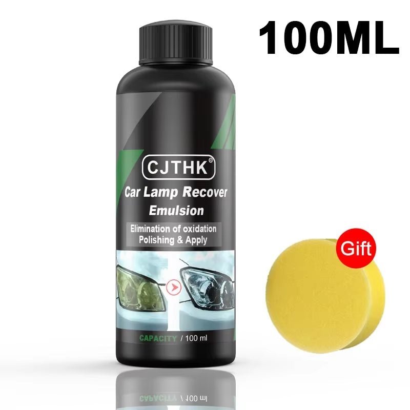 Car Headlight Restoration Polishing Kits Headlamp Scratch Remover Repair Cleaning Paste Remove Oxidation Headlight Polish Liquid Allinoneshop-24