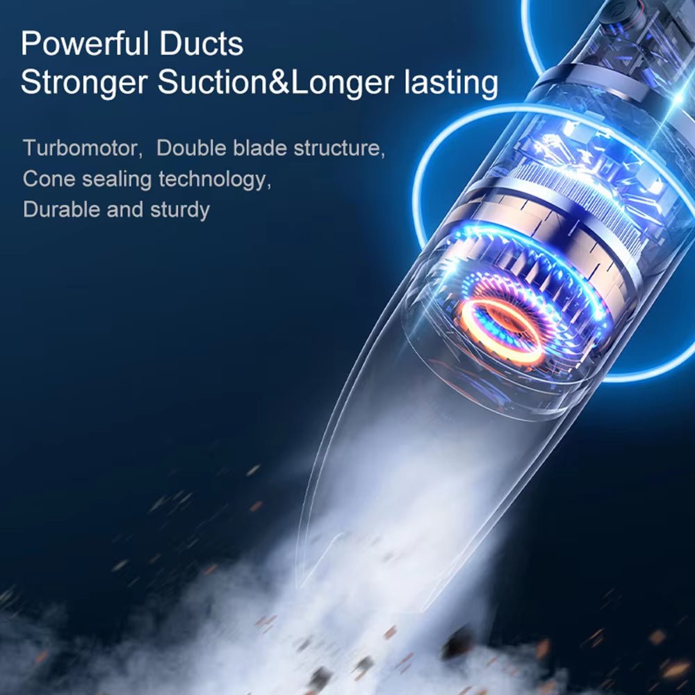 Car Vacuum Cleaner 95000PA Strong Suction Handheld Wireless Vacuum Cleaner for Car Household Portable Vacuum Cleaner Blower Allinoneshop-24