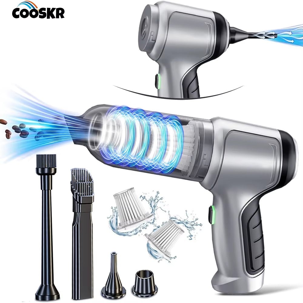 Car Vacuum Cleaner 95000PA Strong Suction Handheld Wireless Vacuum Cleaner for Car Household Portable Vacuum Cleaner Blower Allinoneshop-24