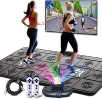 Dance Mat Game for TV / PC Motion Sensing Double User with Two Wireless Handle Controllers Non-Slip Massage Yoga Pads Allinoneshop-24