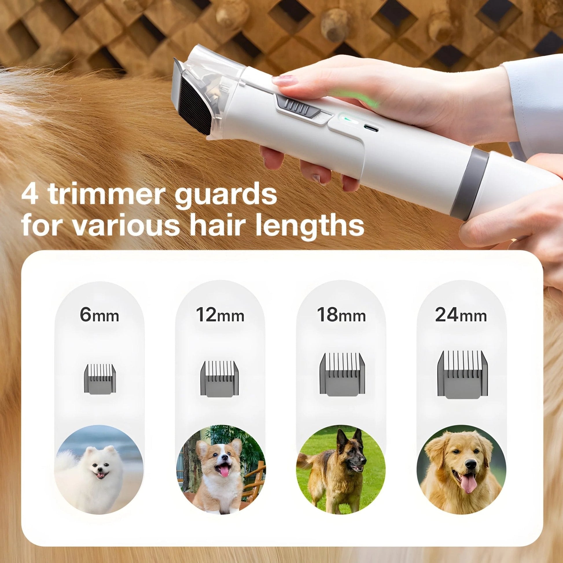 Els Pet Groomdora 5-In-1 Grooming Vacuum Kit for Easy Pet Care Allinoneshop-24