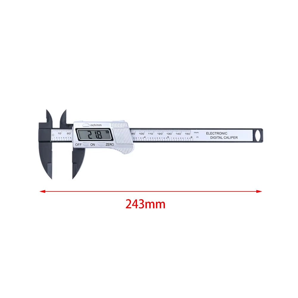 ET50 150Mm Digital Caliper Stainless Steel Fraction / MM / Inch 0.01Mm High Precision for Mechanical Components Measure Allinoneshop-24