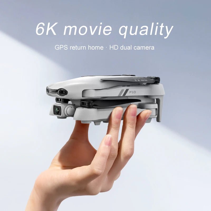 F10 Drone 4K HD Dual Camera GPS Wifi FPV Portable Foldable Quadcopter Helicopter RC Drone Toys with Camera Allinoneshop-24