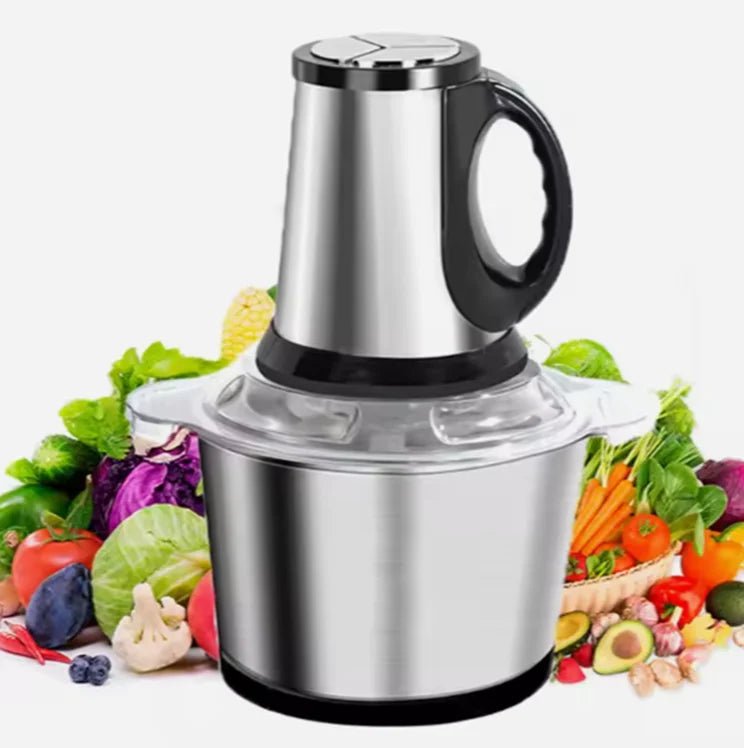 Factory Wholesale Kitchen Home Vegetable Meat Chopper Food Processor Stainless Steel 2L 3L 5L Mincer Electric Meat Grinders Allinoneshop-24