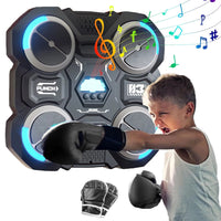 Funny Music Boxing Machine for Children Smart Music Boxing Machine Wall Mounted Decompression Wall Target Toys Boxing Trainer Allinoneshop-24