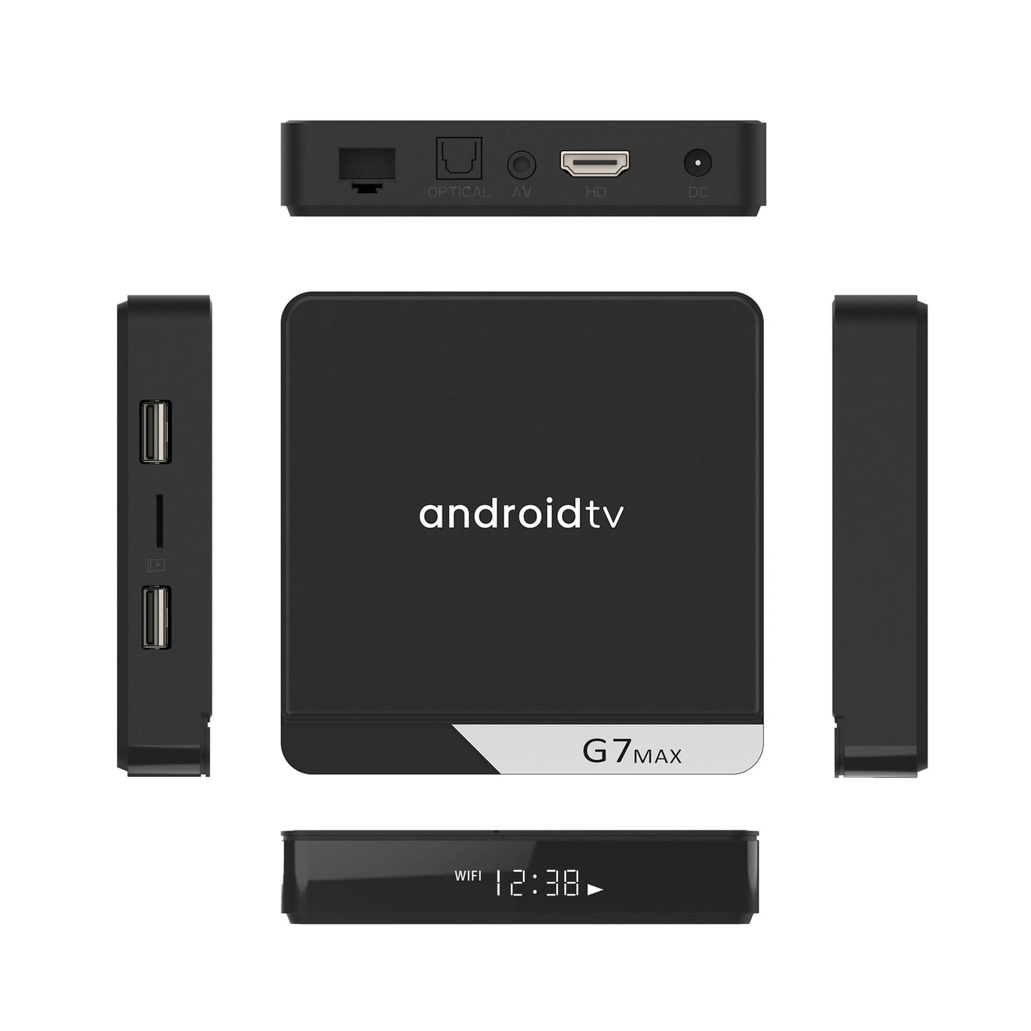 G7 Max Smart TV Box Android 11 S905X4 4GB 64GB 1000M AV1 4K HD 2.4Ghz/5Ghz Dual Wifi USB3.0 Set Top Box Media Player 4GB 32GB Allinoneshop-24