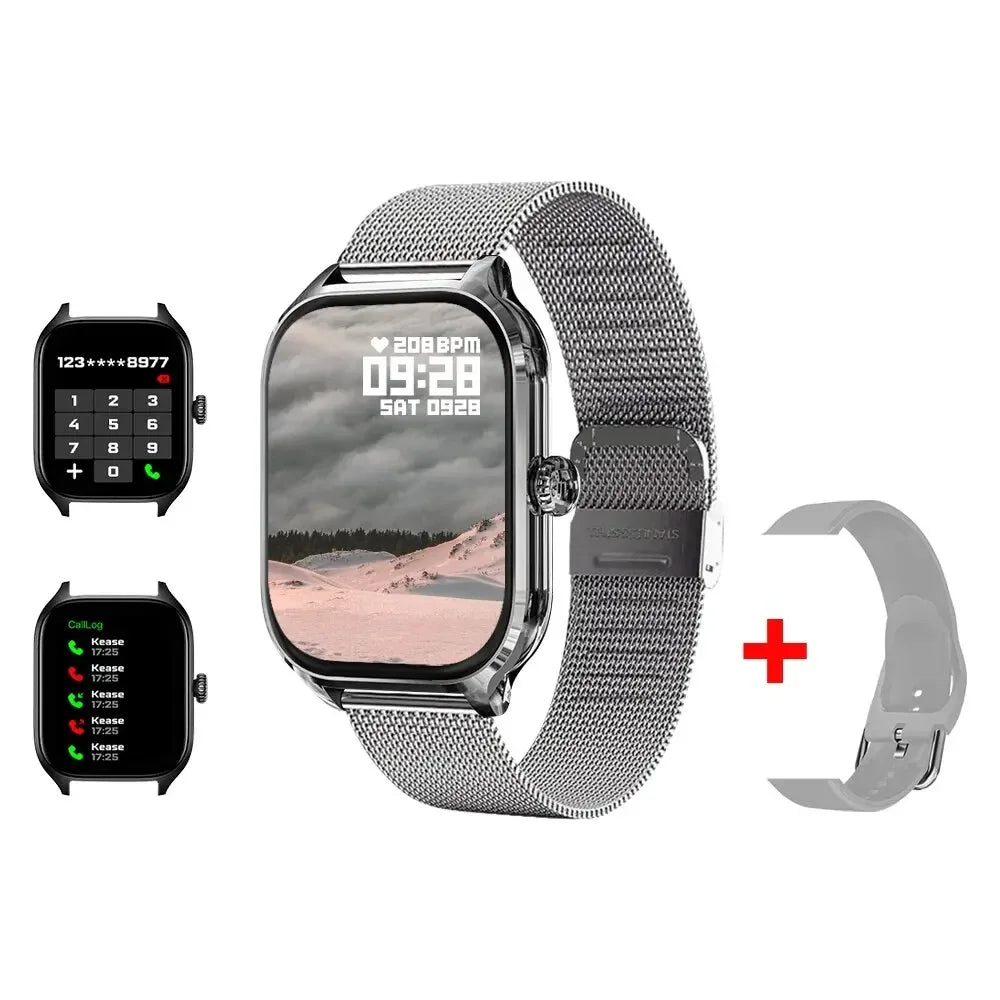 H9 New Smart Watch 2.01 Inch HD Display Answer Make Call Message Preview Sport Modes DIY Dial Weather Forecast for Men Women Allinoneshop-24