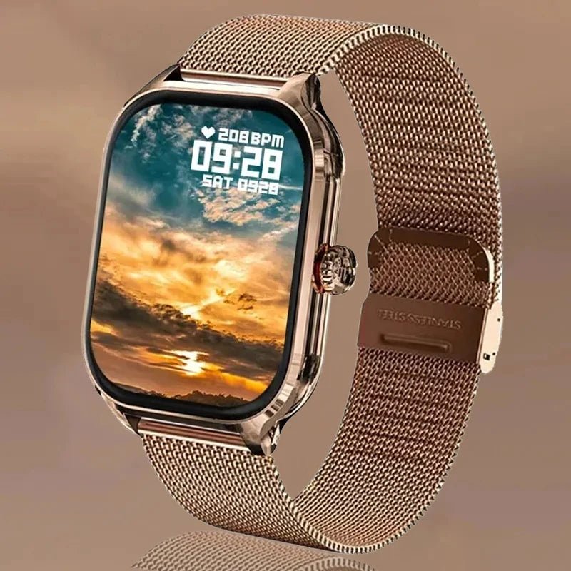 H9 New Smart Watch 2.01 Inch HD Display Answer Make Call Message Preview Sport Modes DIY Dial Weather Forecast for Men Women Allinoneshop-24