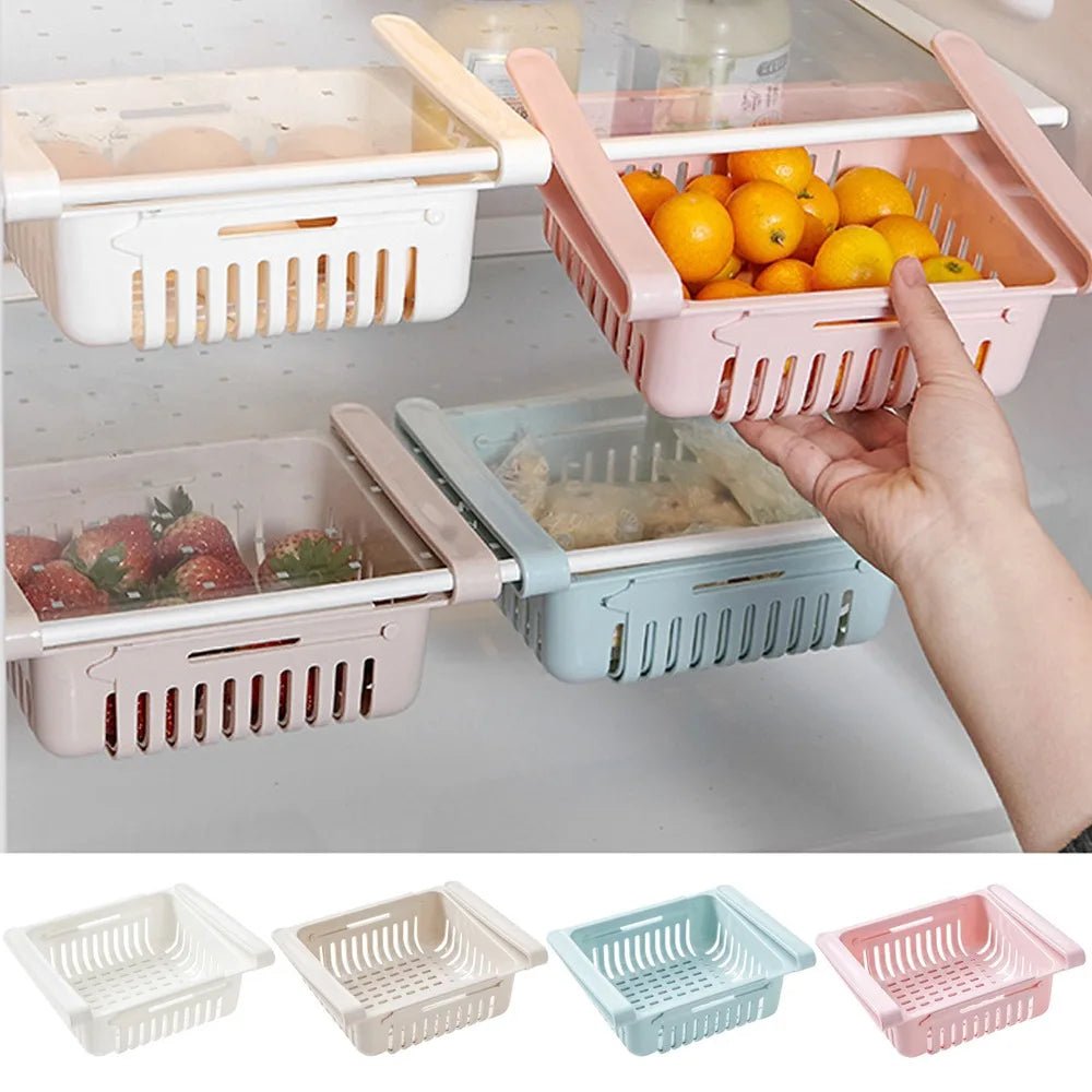 Hanging Kitchen Organizer Refrigerator Egg Fruit Storage Box Drawer Baskets Kitchen Accessories Fridge Organizer Shelf Allinoneshop-24