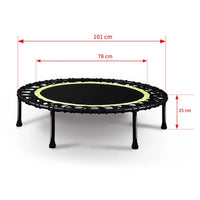 Indoor Elastic round Trampoline with Handle Fitness Gym Equipment Mini Trampoline Fitness Jumping Allinoneshop-24