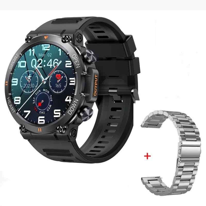 K56PRO Smart Watch Men Fitness Tracker Bluetooth Call Smartwatch Sport Modes Heart Rate Blood Pressure Monitor for Android IOS Allinoneshop-24