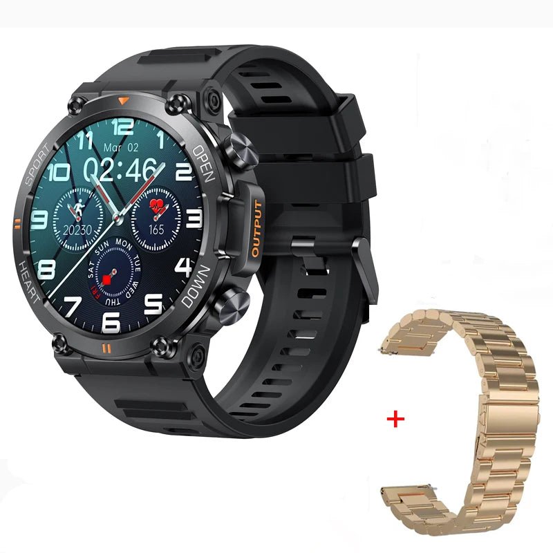 K56PRO Smart Watch Men Fitness Tracker Bluetooth Call Smartwatch Sport Modes Heart Rate Blood Pressure Monitor for Android IOS Allinoneshop-24