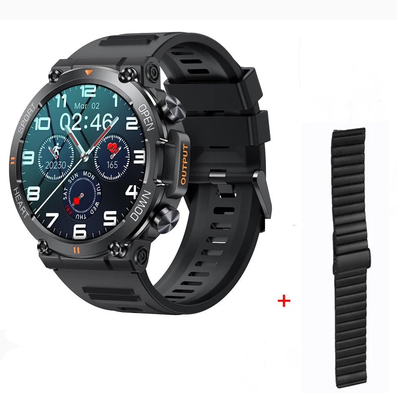 K56PRO Smart Watch Men Fitness Tracker Bluetooth Call Smartwatch Sport Modes Heart Rate Blood Pressure Monitor for Android IOS Allinoneshop-24