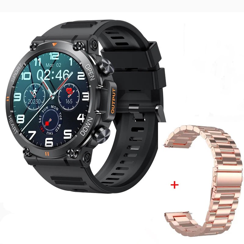 K56PRO Smart Watch Men Fitness Tracker Bluetooth Call Smartwatch Sport Modes Heart Rate Blood Pressure Monitor for Android IOS Allinoneshop-24