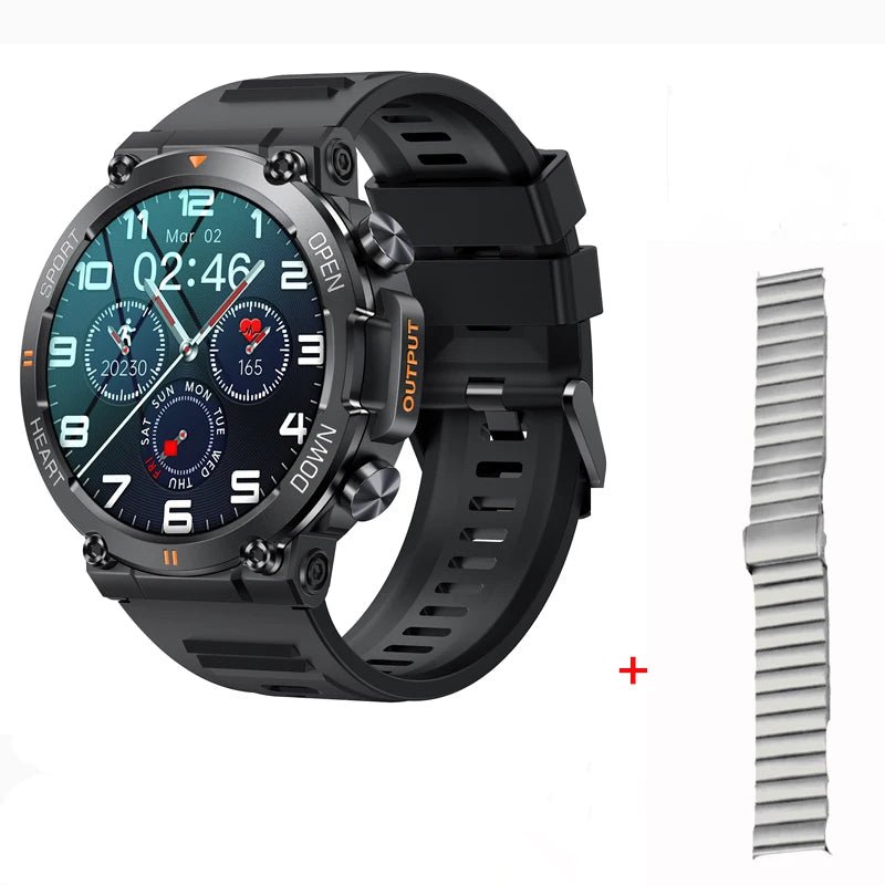 K56PRO Smart Watch Men Fitness Tracker Bluetooth Call Smartwatch Sport Modes Heart Rate Blood Pressure Monitor for Android IOS Allinoneshop-24