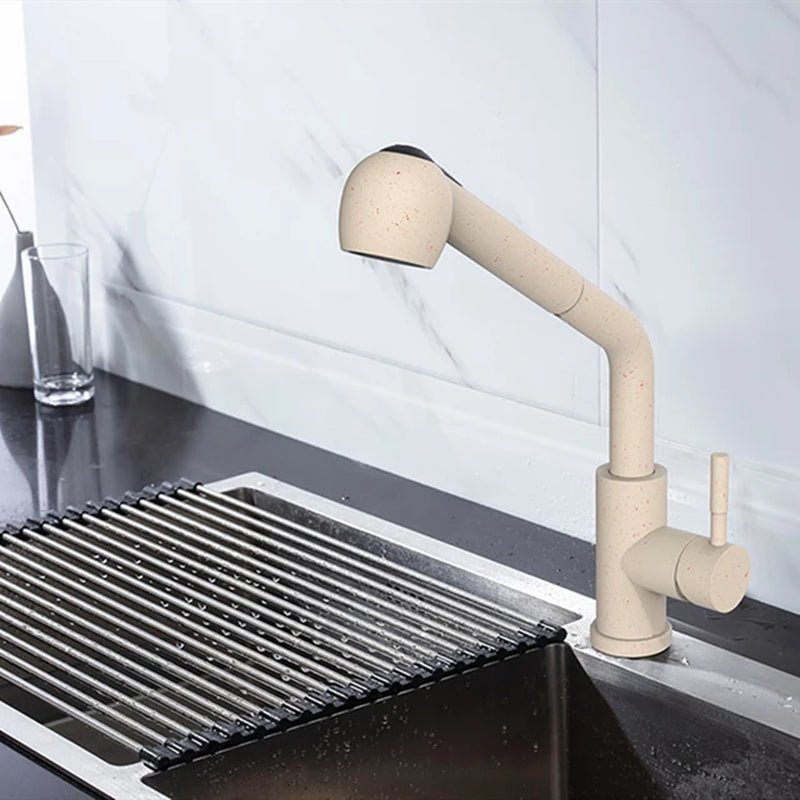 Kitchen Faucet Black Kitchen Tap Pull Out Kitchen Sink Mixer Tap Brushed Nickle Stream Sprayer Head Chrome Kitchen Water Tap Allinoneshop-24