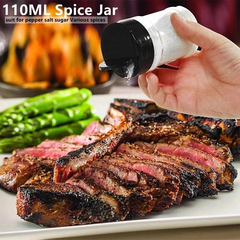 Kitchen Seasoning Bottle Storage Rack Spice Rack Self-Adhesive Wall-Mounted Under-Shelf Spice Organizer Kitchen Storage Rack Allinoneshop-24