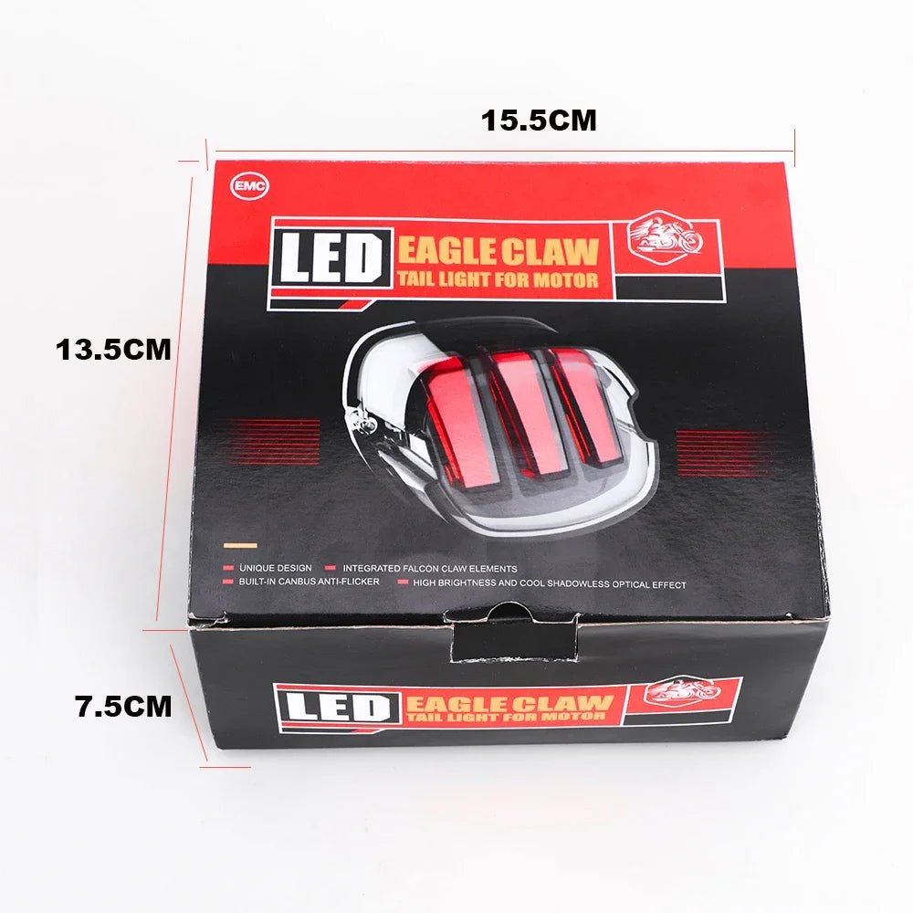 Motorcycle Smoke LED Brake Tail Light for Harley Sportstser Touring Road King Electra Glide Road Glide Dyna Softail Standard FXS Allinoneshop-24