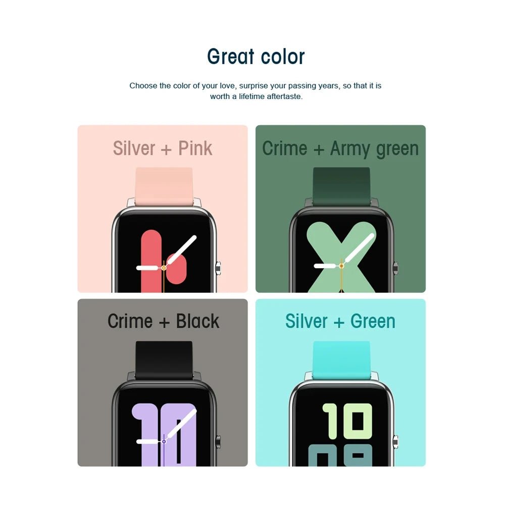 New Phone Reminder Smart Watch Men Women Sports Clock Fitness Tracker Heart Rate Sleep Monitor Waterproof Music Lady Smartwatch Allinoneshop-24