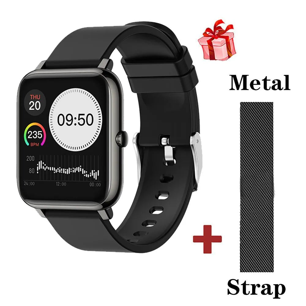 New Phone Reminder Smart Watch Men Women Sports Clock Fitness Tracker Heart Rate Sleep Monitor Waterproof Music Lady Smartwatch Allinoneshop-24