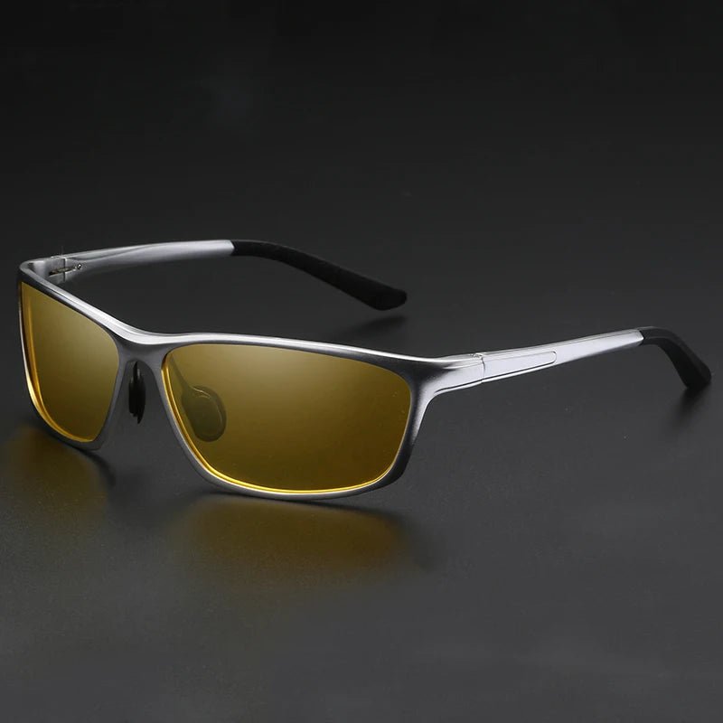 Night Vision Glasses Men Aluminium Magnesium Frame Polarized Night Vision Goggles for Car Driving anti Glare Glasses 2179 Allinoneshop-24