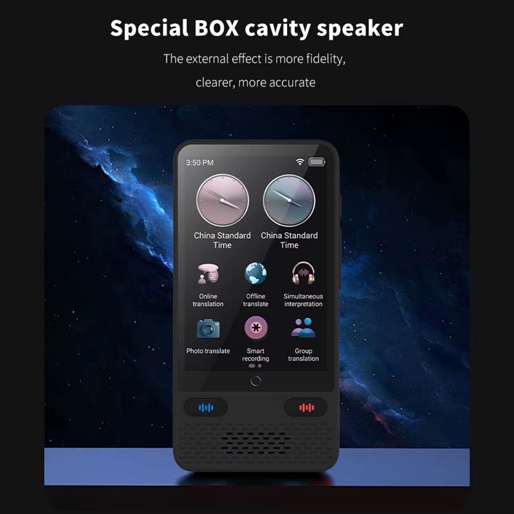 Portable Language Translator Device 138 Real-Time Languages Instant Voice Translator with Online Offline Translation Allinoneshop-24