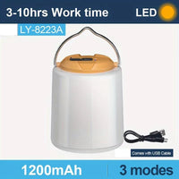 Rechargeable LED Camping Lantern with Hook Super Bright Soft Light Tent Light Night Emergency Light Portable Camping Light Allinoneshop-24