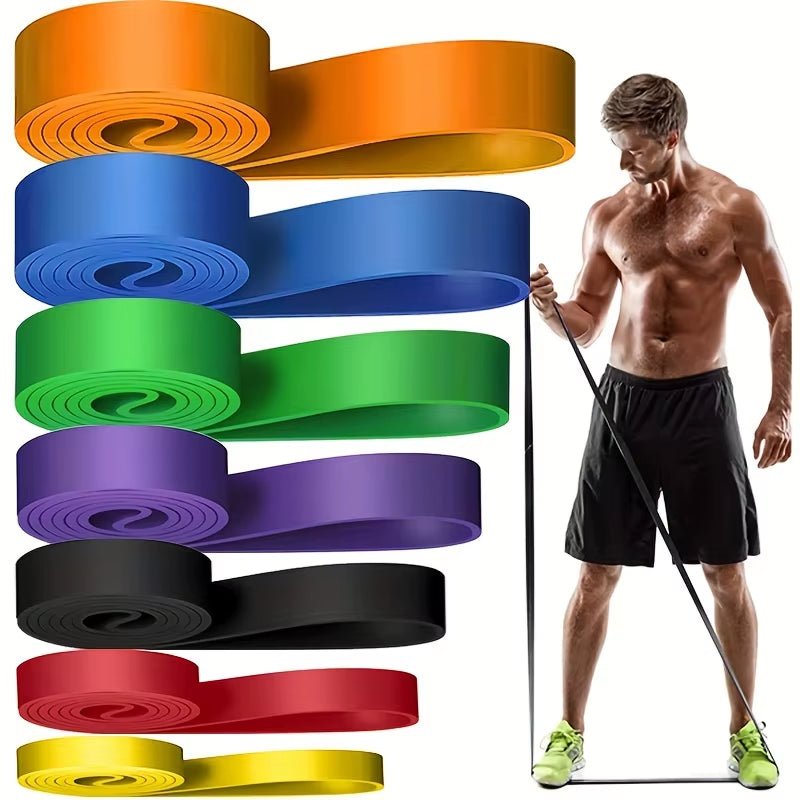 Resistance Band Set Pull up Assistance Bands Stretch Band Resistance Heavy Workout Exercise for Physical Therapy Home Workouts Allinoneshop-24