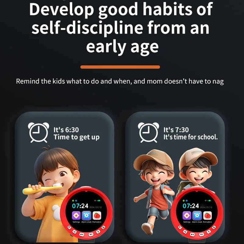 Smart AI Alarm Clock for Kids Talking Robot Buddy Educational Learning Toy Music Player Bedtime Stories Cool Gift for Boys Girls Allinoneshop-24