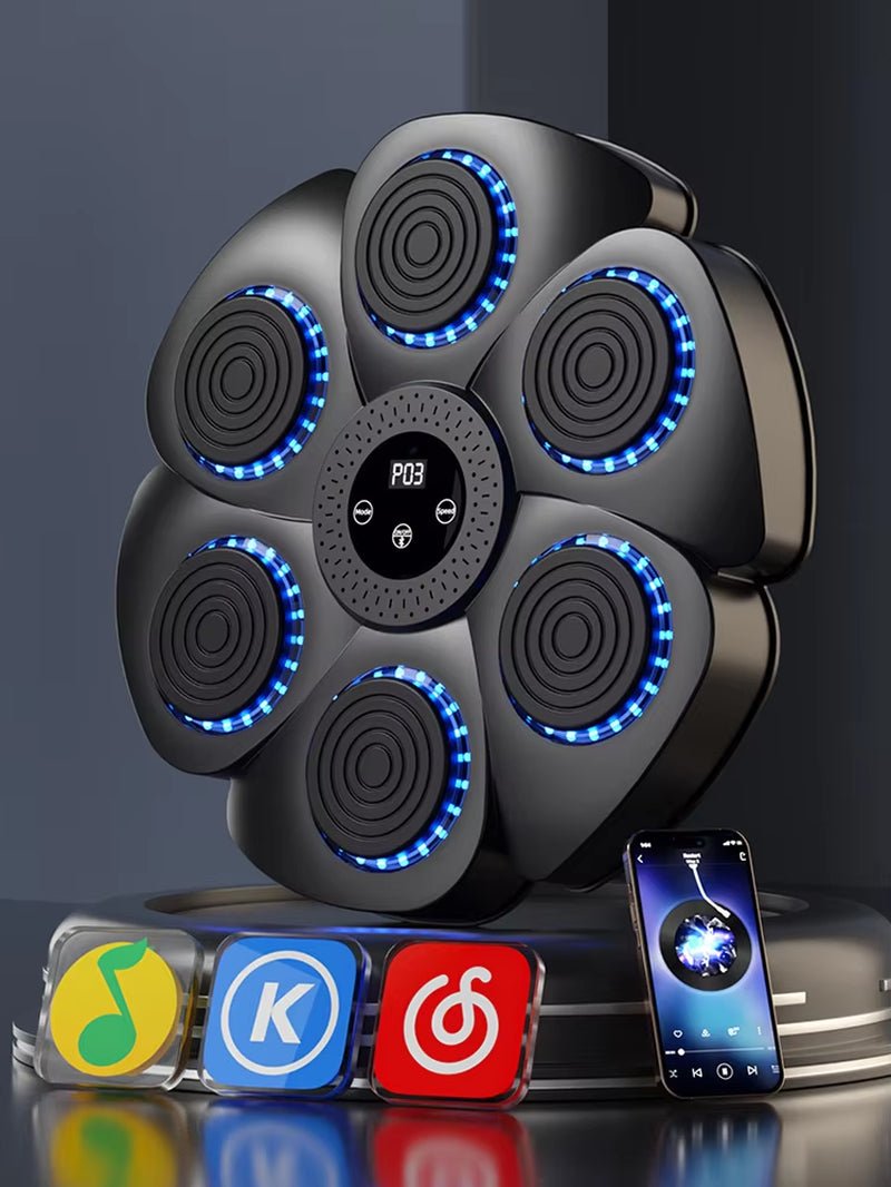 Smart Bluetooth Wall Mounted Boxing Machine, Punching Equipment, Music, Boxing Trainer, Gym, Home, Electronic, New Allinoneshop-24