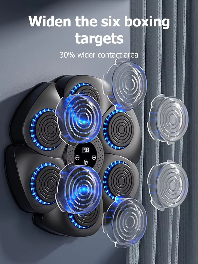 Smart Bluetooth Wall Mounted Boxing Machine, Punching Equipment, Music, Boxing Trainer, Gym, Home, Electronic, New Allinoneshop-24