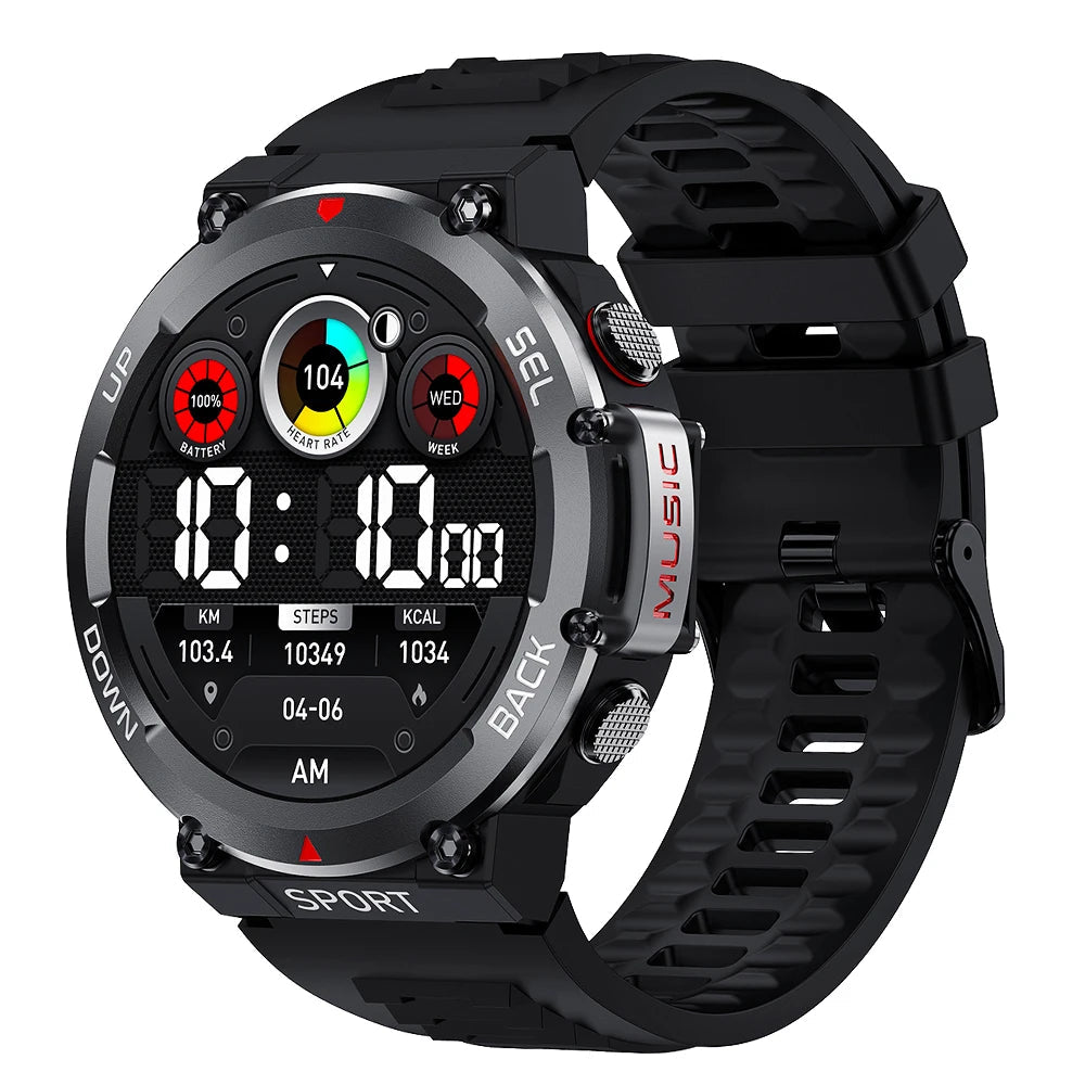 Smart Watch Men 1.39'' 420*420 HD Screen IP68 Waterproof Bluetooth Call Music Play Sport 420Mah LF33 Smartwatch Men 2024 Allinoneshop-24