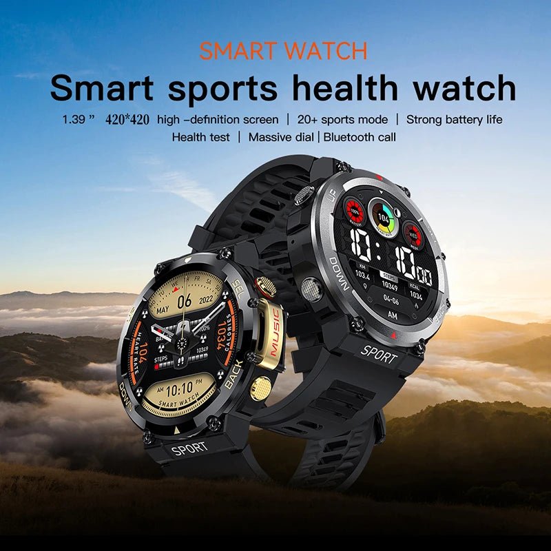 Smart Watch Men 1.39'' 420*420 HD Screen IP68 Waterproof Bluetooth Call Music Play Sport 420Mah LF33 Smartwatch Men 2024 Allinoneshop-24
