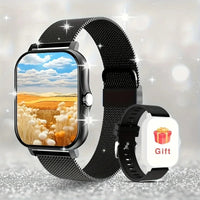 Smart Watches 2025 for Man Women Bluetooth Message Notification Smarthwhatch 1.91'' Display Fitness Tracker Smartwatch Android Allinoneshop-24