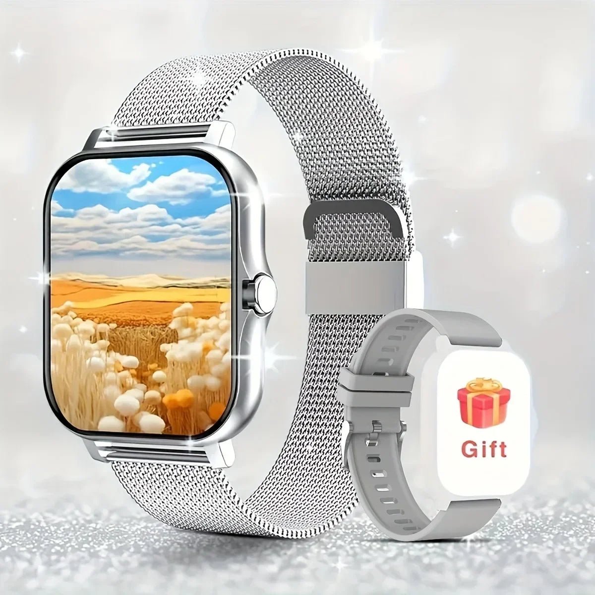 Smartwatch Hombre 2024 Custom Dial Bluetooth Smarthwhatch for Women Men 1.91'' Display Heart Rate Sports Smart Watch Android Ios Allinoneshop-24