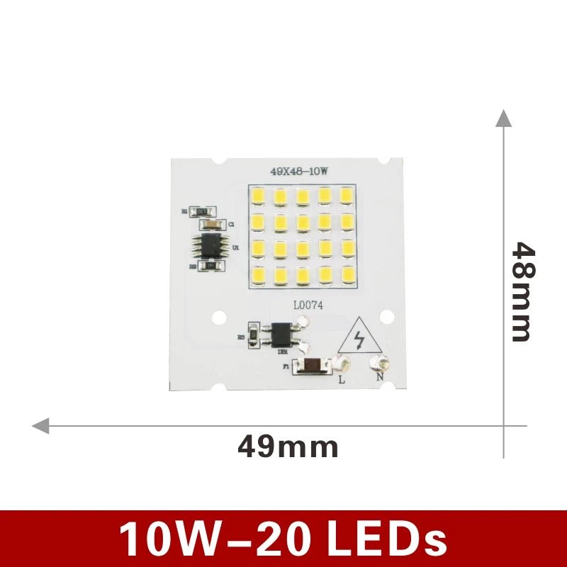 SMD 2835 LED Chip 100W 50W 30W 20W 10W Flood Light Beads AC 220V-240V Led Floodlight Lamp DIY for Outdoor Lighting Spotlight Allinoneshop-24