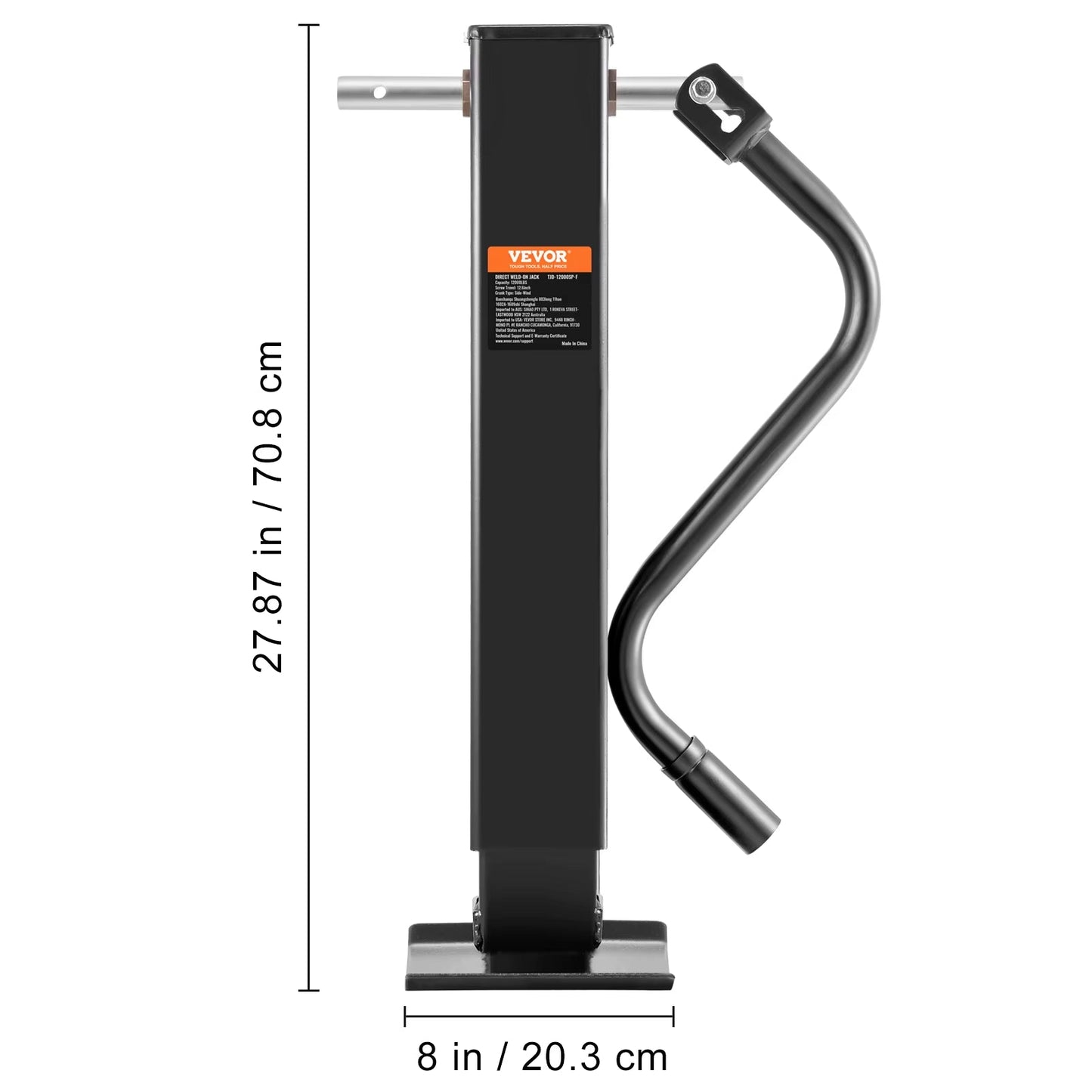 Trailer Jack 2000/2500/5000/8000/12000Lbstrailer Tonguetrailer Jack Stand with Handle for Lifting RV Yacht Utility Trailer Allinoneshop-24