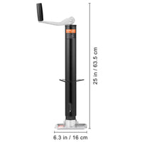 Trailer Jack 2000/2500/5000/8000/12000Lbstrailer Tonguetrailer Jack Stand with Handle for Lifting RV Yacht Utility Trailer Allinoneshop-24