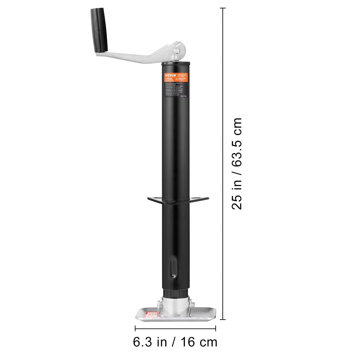 Trailer Jack 2000/2500/5000/8000/12000Lbstrailer Tonguetrailer Jack Stand with Handle for Lifting RV Yacht Utility Trailer Allinoneshop-24